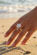 ✨ Bague Candice – Poésie Florale & Éclat Solaire 🌸✨