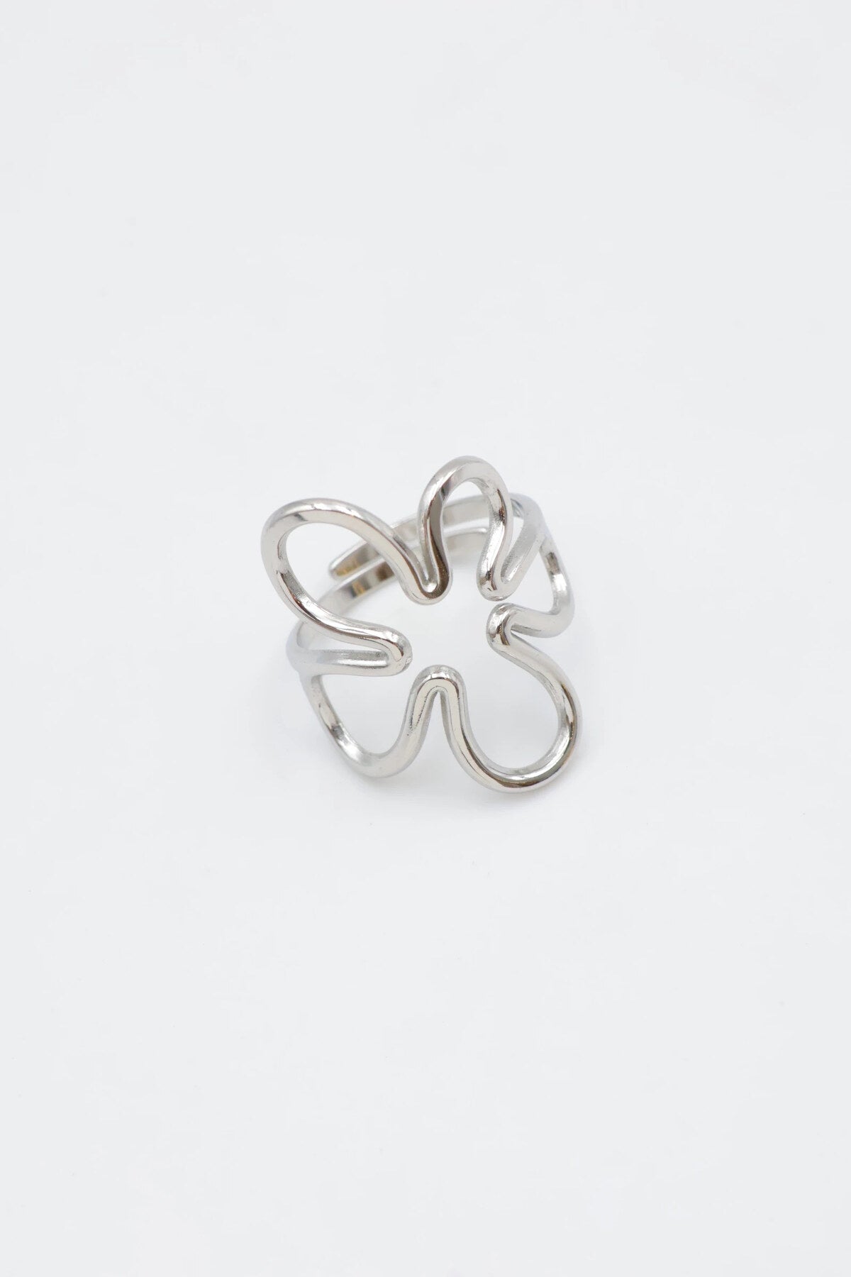 ✨ Bague Elina – Design Organique & Modernité Floral 🌸✨