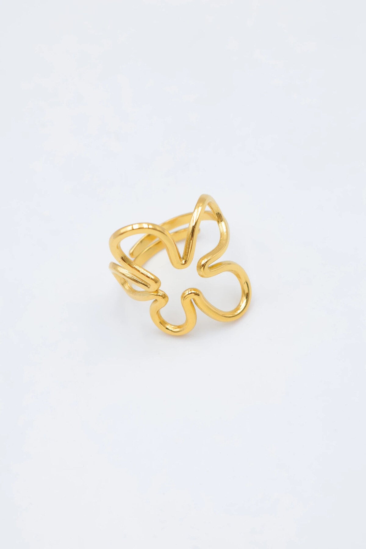 ✨ Bague Elina – Design Organique & Modernité Floral 🌸✨