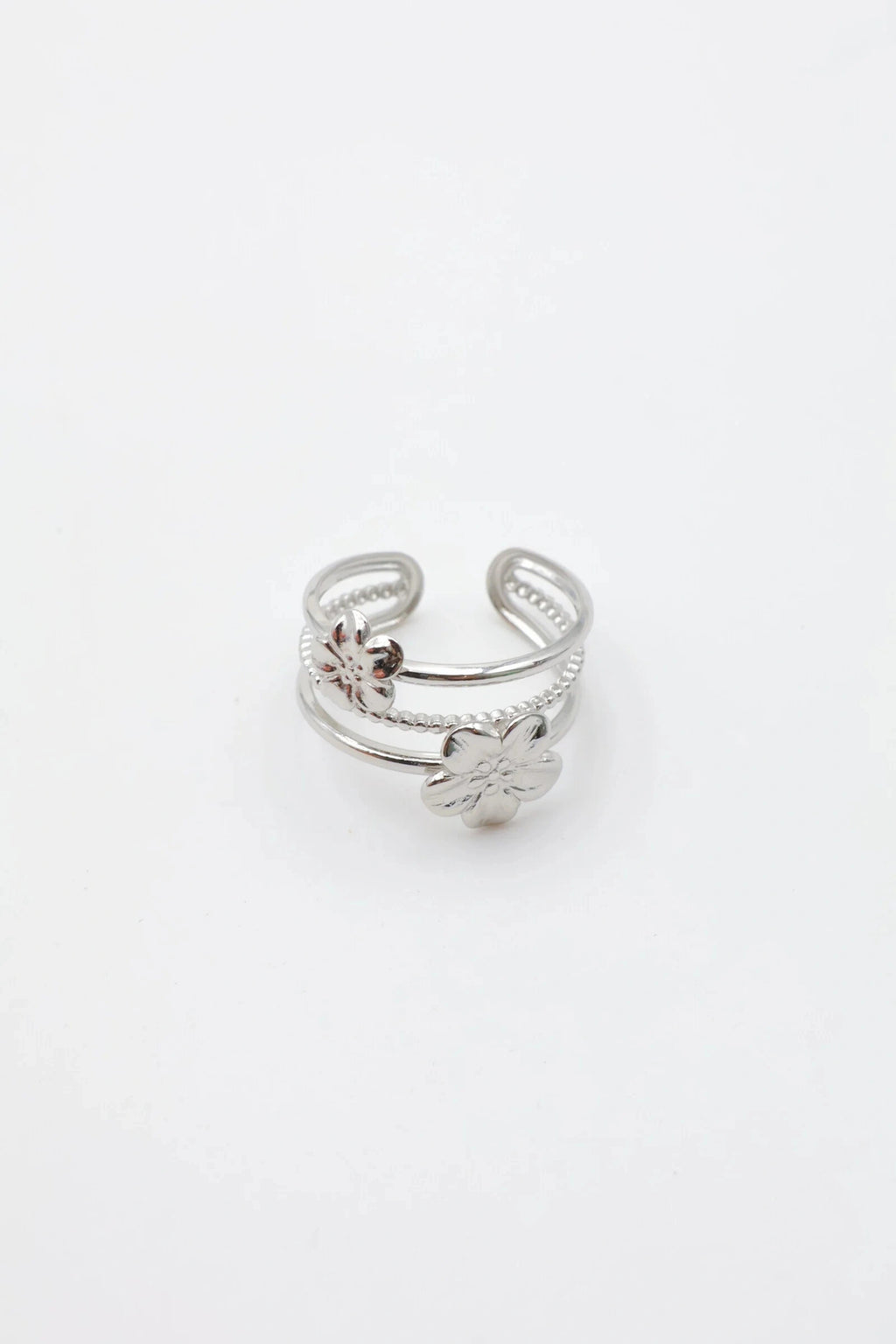 ✨ Bague Lily – Duo Fleurie de Raffinement 🌺