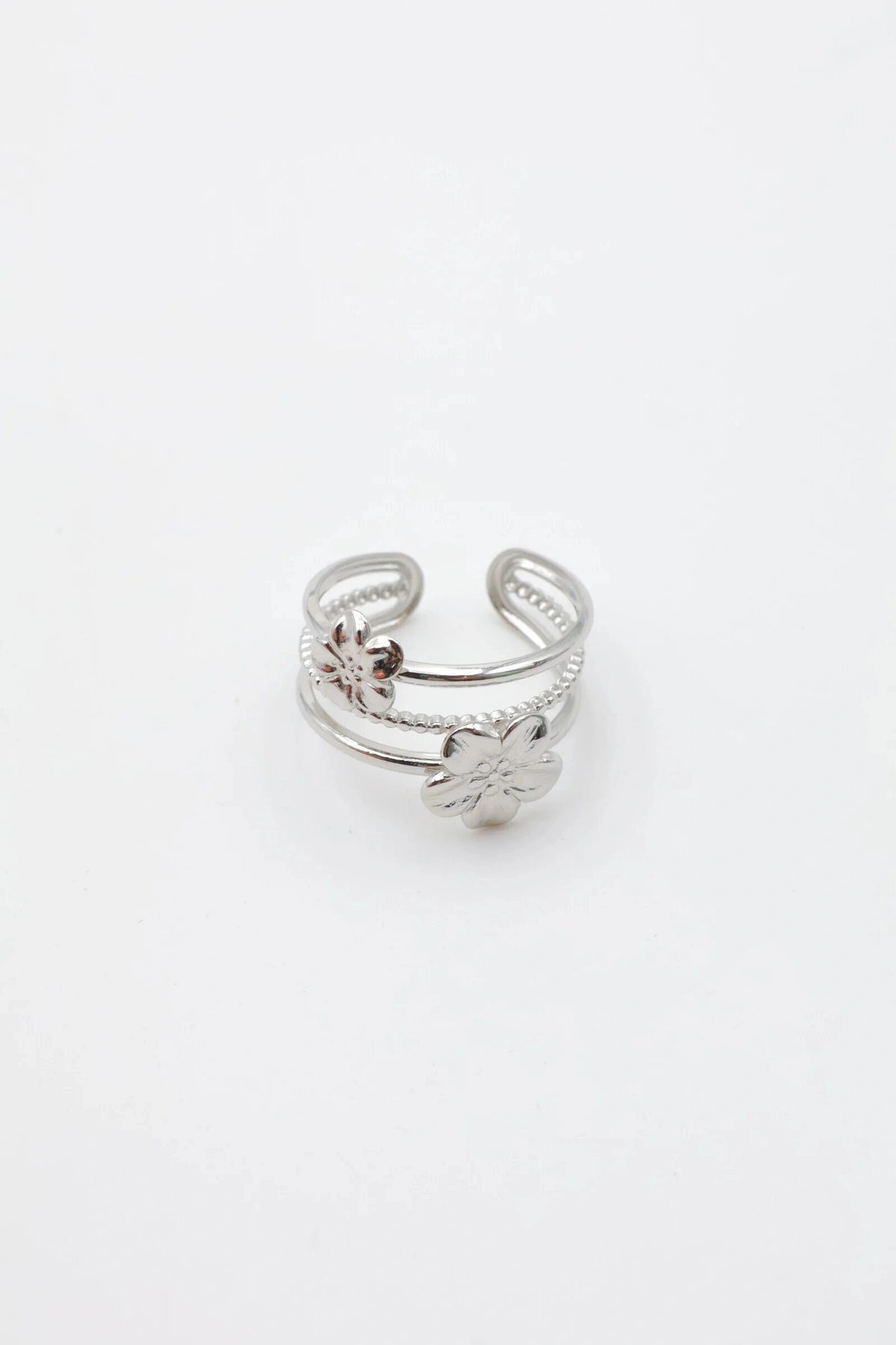 ✨ Bague Lily – Duo Fleurie de Raffinement 🌺