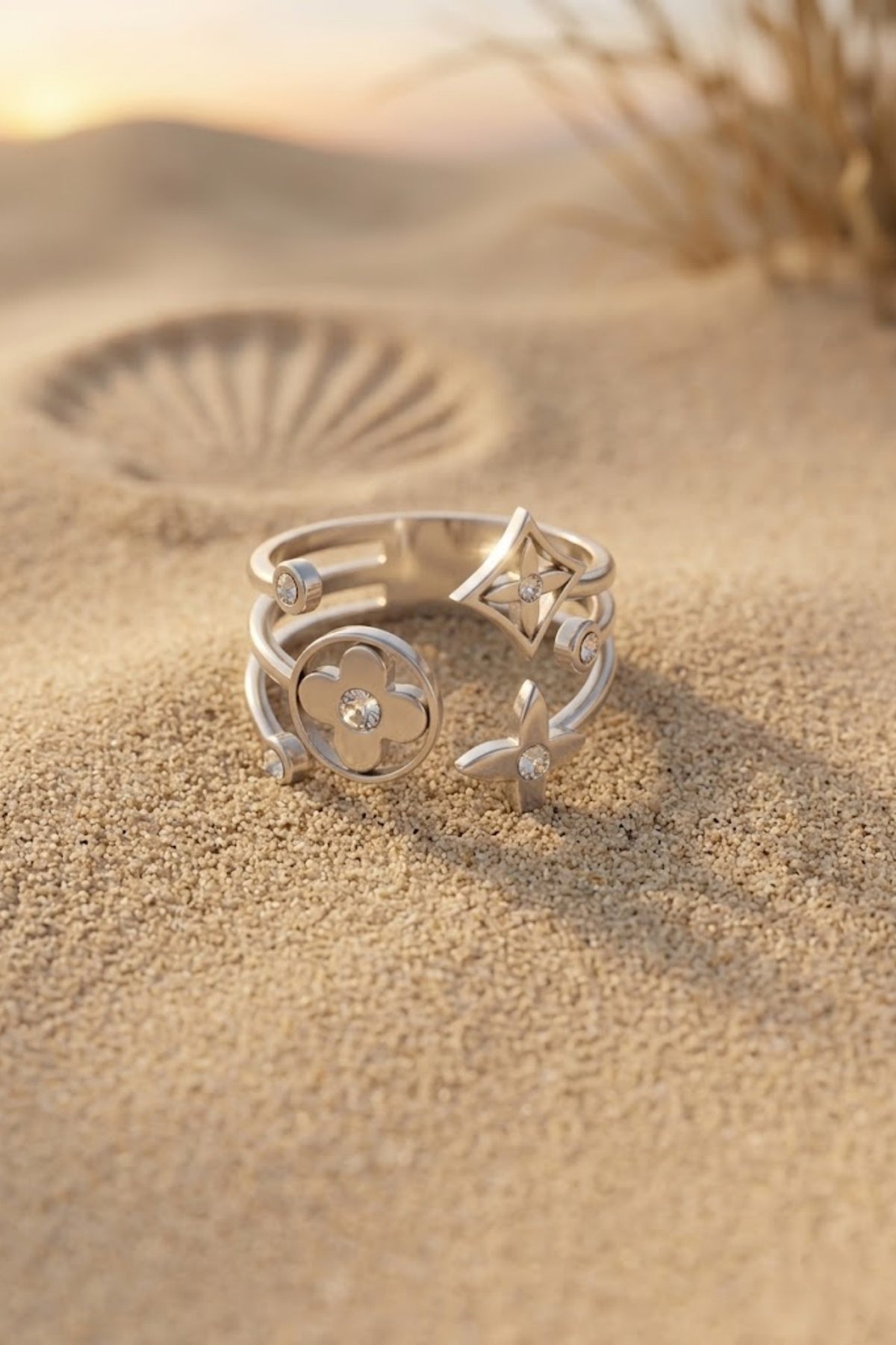 ✨ Bague Tracy Argent – Élégance intemporelle & détails raffinés ✨