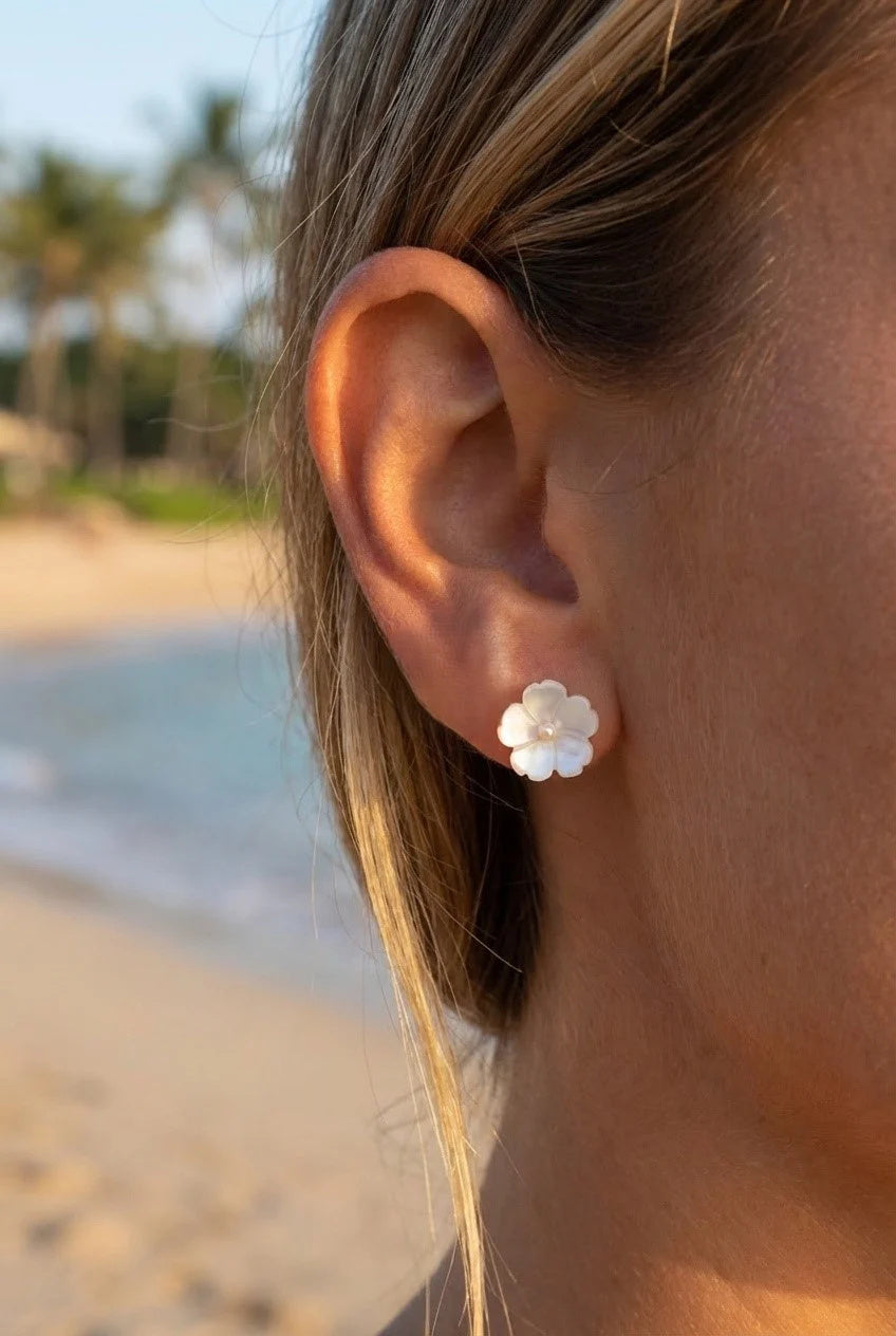 ✨ Boucles d'Oreilles Perle – Douceur Éternelle & Lumière 🌸🤍