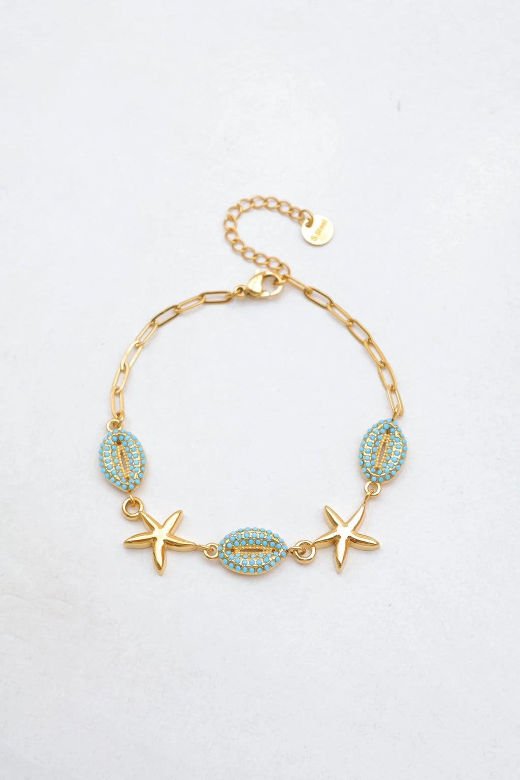 ✨ Bracelet Layana – Esprit Marin & Bleu Lagon 🌊🪸