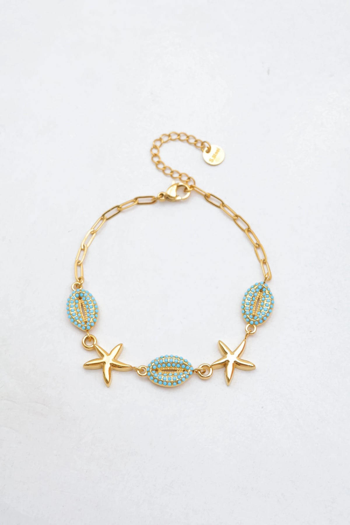 ✨ Bracelet Layana – Esprit Marin & Bleu Lagon 🌊🪸