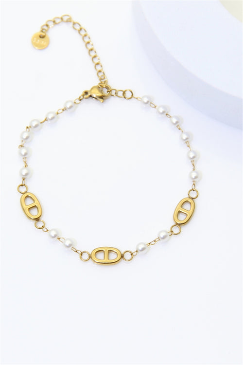 ⚓ Bracelet Marine – Le chic intemporel des perles et du grain de café