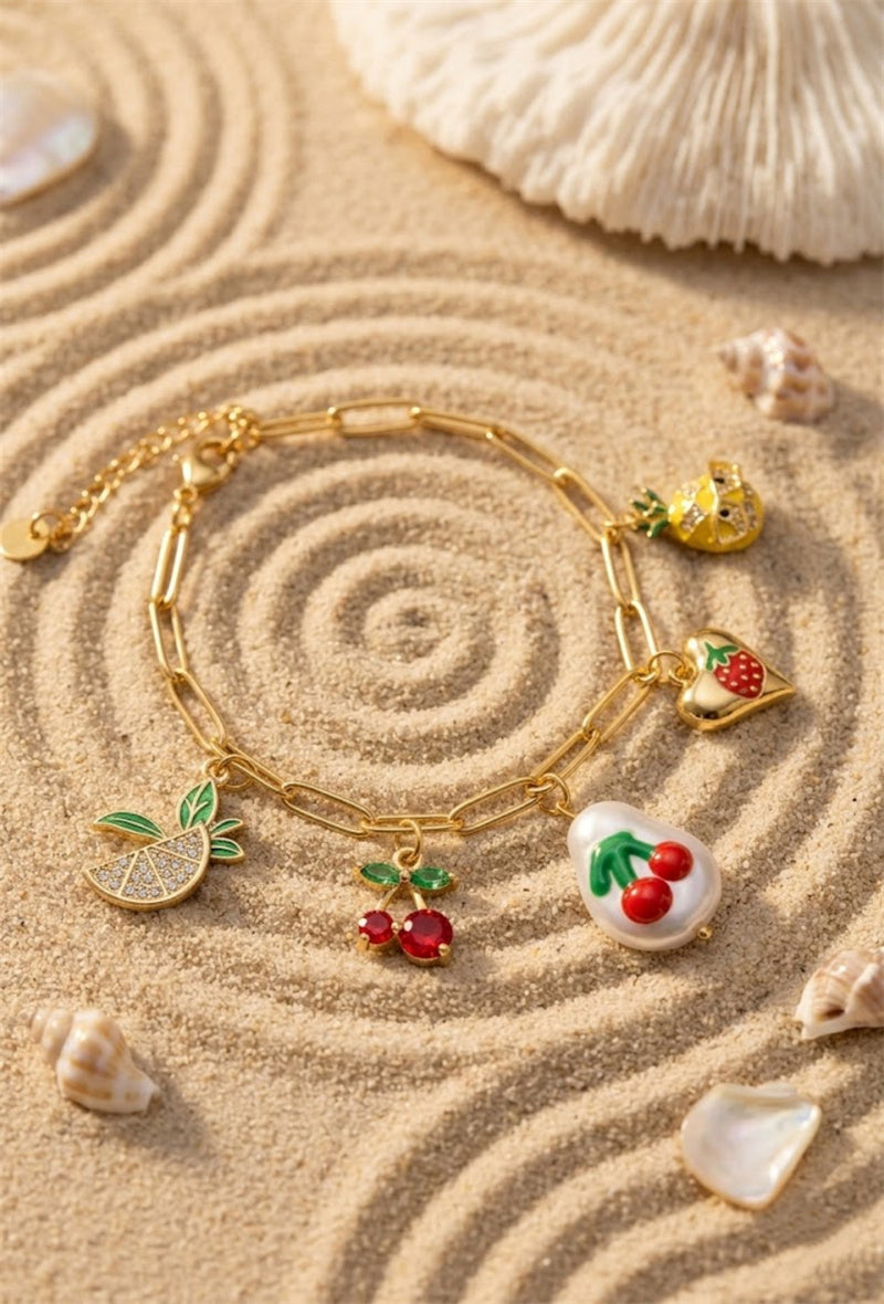 ✨ Bracelet Cerise – Fraîcheur fruitée & style tendance ✨