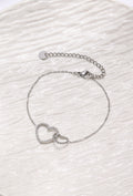 💎 Bracelet love argenté – Délicatesse & éclat 💎