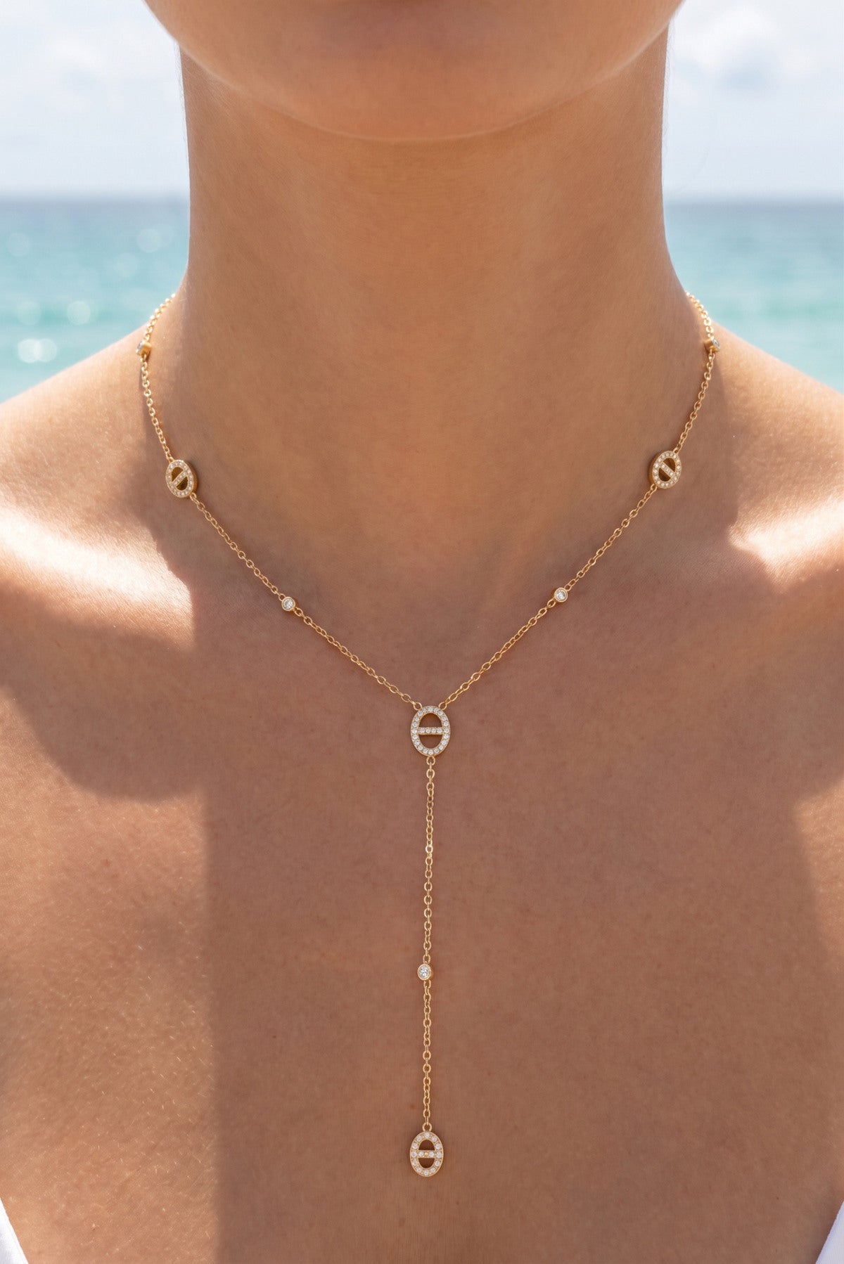✨ Collier Sautoir Y – Élégance & Scintillement Chic ✨